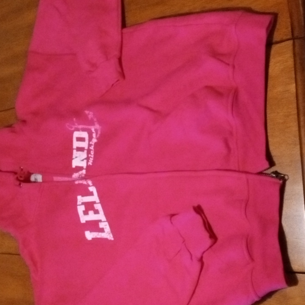 TR metaggart Excel women's sweatshirt pink and color Leland Michigan across the